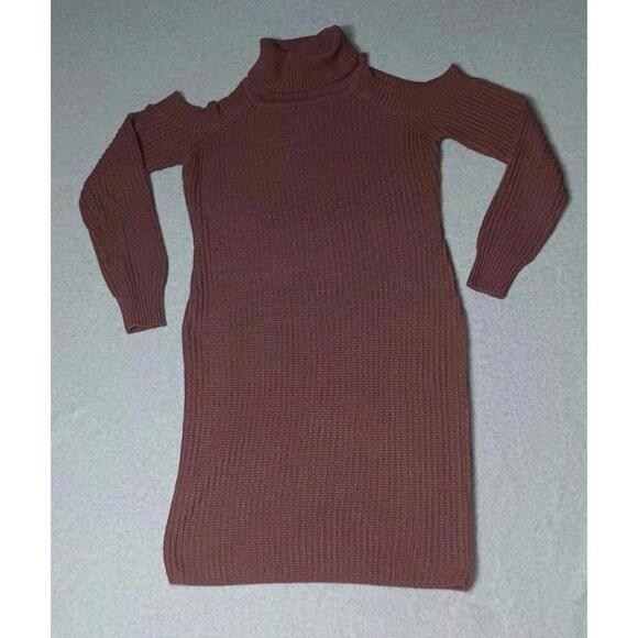 Dresses & Skirts - Say What? Cowl Neck Long Sleeve Off The Shoulder Sweater Dress Womens Size 1X...
